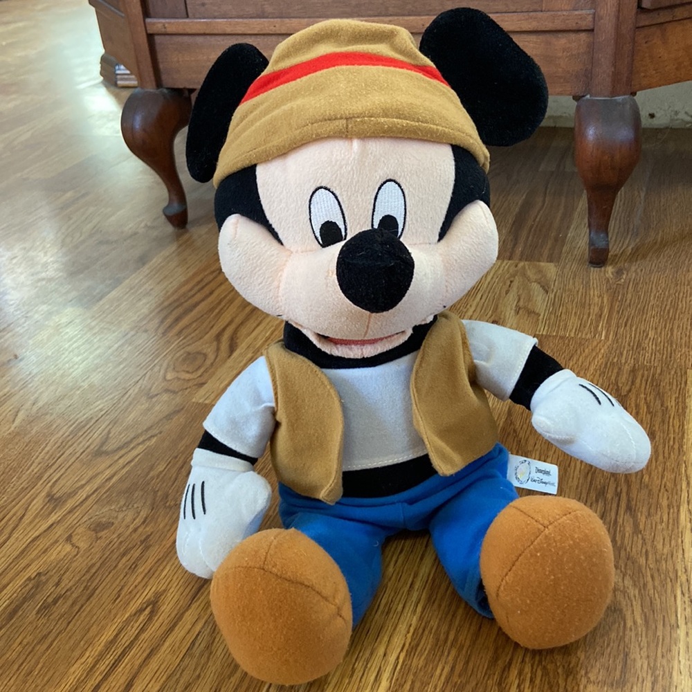 Disney Mickey Mouse Matterhorn Theme Stuffed Animal